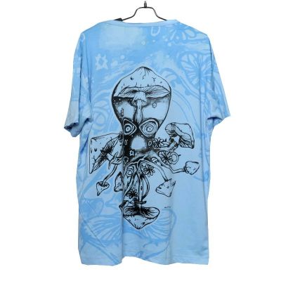 "Mirror" Squid, Octopus, Mushroom T-Shirt Size M