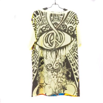 "Mirror" Hippie Ganesha Elephant T-Shirt Size L