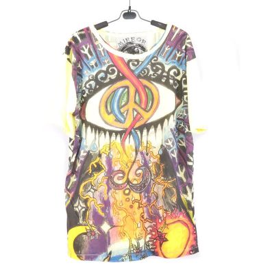 "Mirror" Hippie Ganesha Elephant T-Shirt Size L