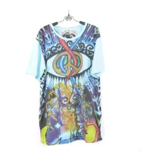 "Mirror" Hippie Ganesha Elephant T-Shirt Size L