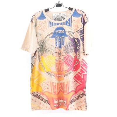 "Mirror" Hand of Fatima T-Shirt Size L