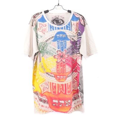 "Mirror" Hand of Fatima T-Shirt Size L
