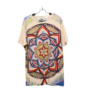 "Mirror" Mandala T-Shirt size M