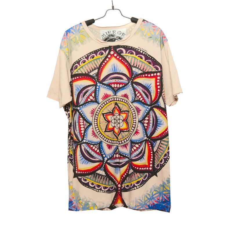 T-Shirt "Miroir" Mandala taille M