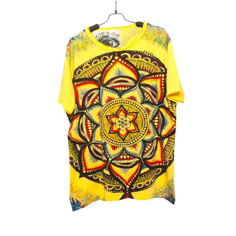 T-Shirt "Miroir" Mandala taille M