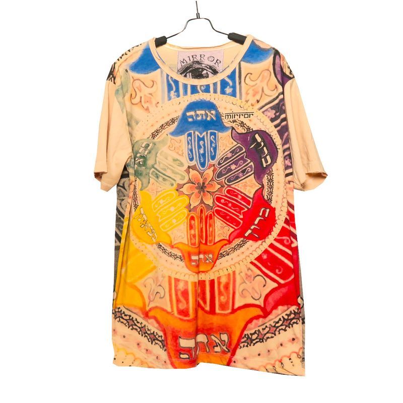 "Mirror" Om T-Shirt Größe M