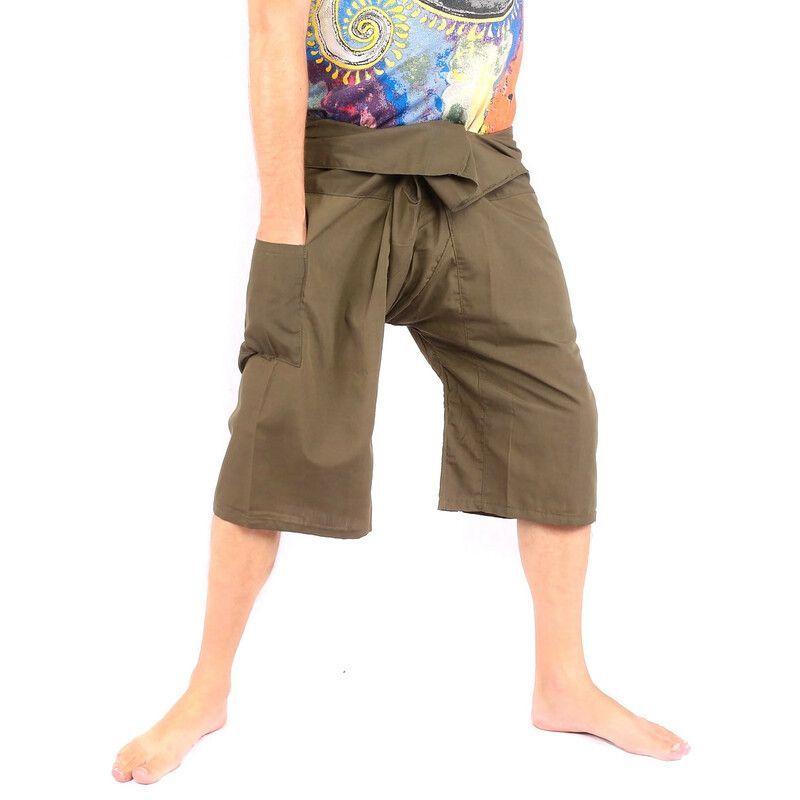 espiritual un millón Mezclado Jing Shop - 3/4 Pantalones de pesca tailandeses de viscosa verde oscuro️ espiritual un millón Mezclado Jing Shop - 3/4 Pantalones de pesca tailandeses de viscosa verde oscuro️