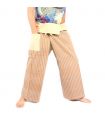 Thai fisherman pants hand woven - mineral colors