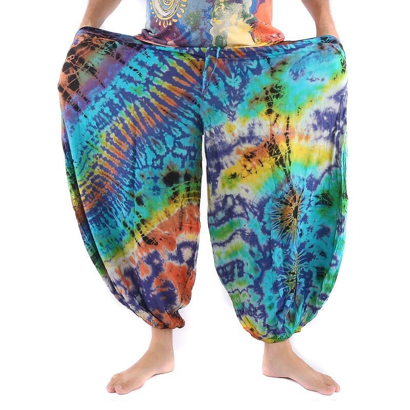 Haremshose Ballonhose Rayon - batik