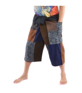 Thai Fischerman Patchwork Shorts