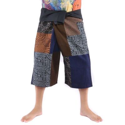 Thai Fischerman Patchwork Shorts