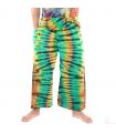 Pantalon de pêcheur thaïlandais "Mudmee" Batik