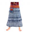 Cotton skirt with elastic band