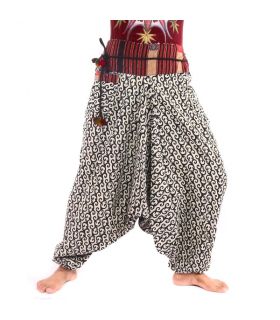 Harem pants wave pattern