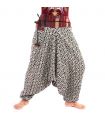 Harem pants wave pattern