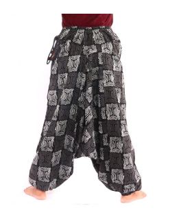 Harem pants north thailand square pattern