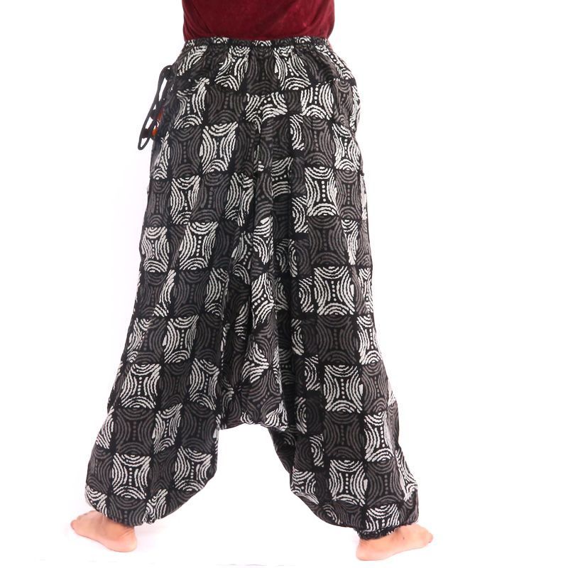 Harem pants north thailand square pattern
