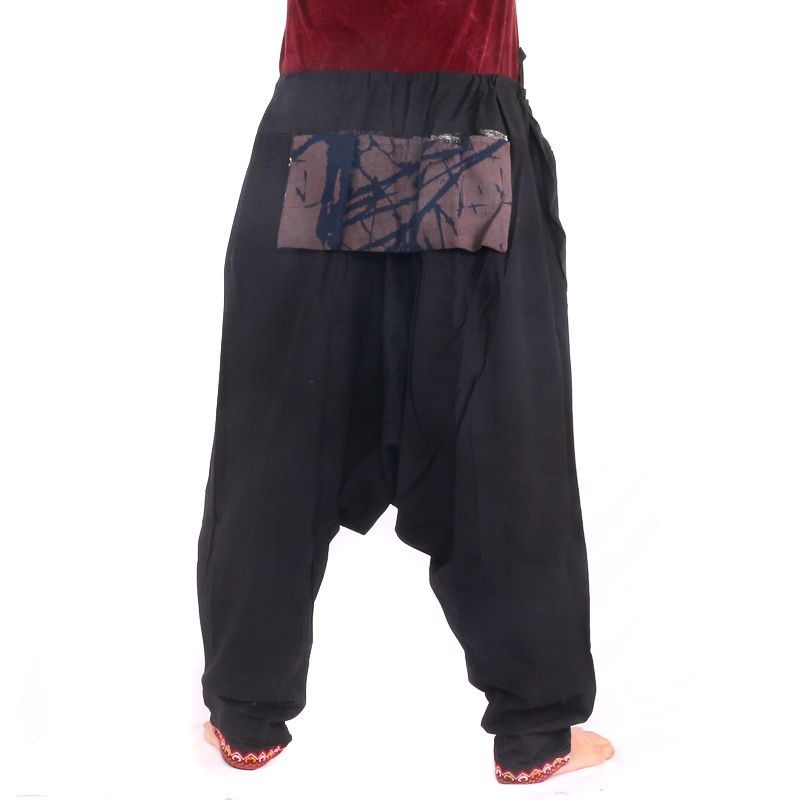 Aladinhose Hmong Stil seitlich zum Zubinden