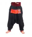 Aladinhose Hmong Stil seitlich zum Zubinden