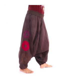 Aladinhose braun, Baumwolle