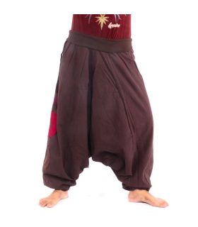 Aladinhose braun, Baumwolle
