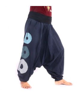 Aladinhose blau, Baumwolle