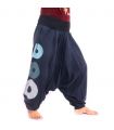 Aladinhose blau, Baumwolle