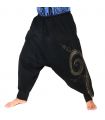 Aladinhose handbemalt Spirale