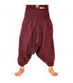 harem pants short for men and women red cotton