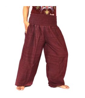 harem pants high cut red