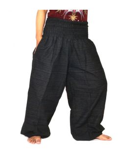 pantalon de harem coupe haute noir