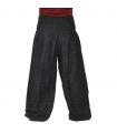 pantalon de harem coupe haute noir