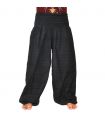 harem pants high cut black