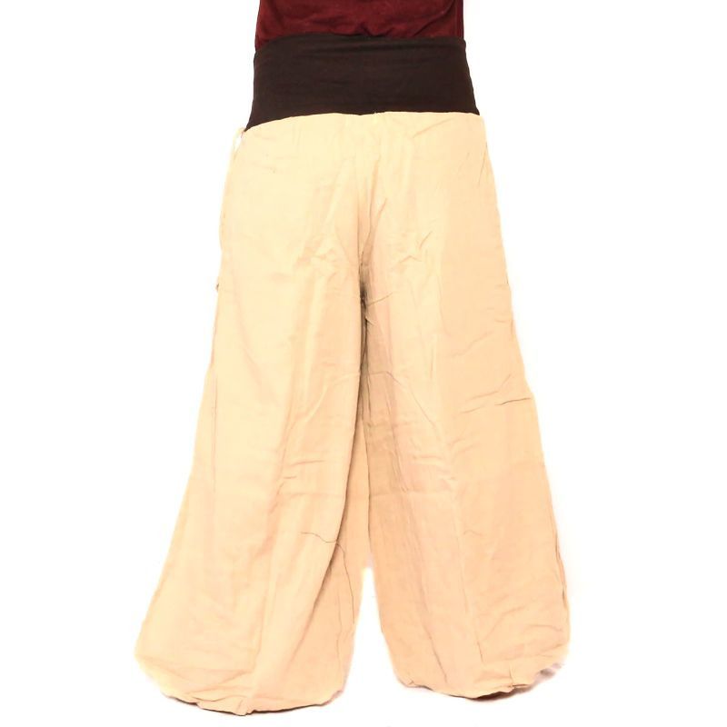 Palazzo pants cotton - khaki