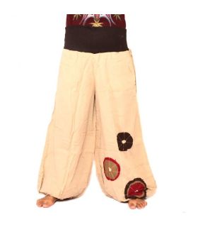 Palazzo pants cotton - khaki