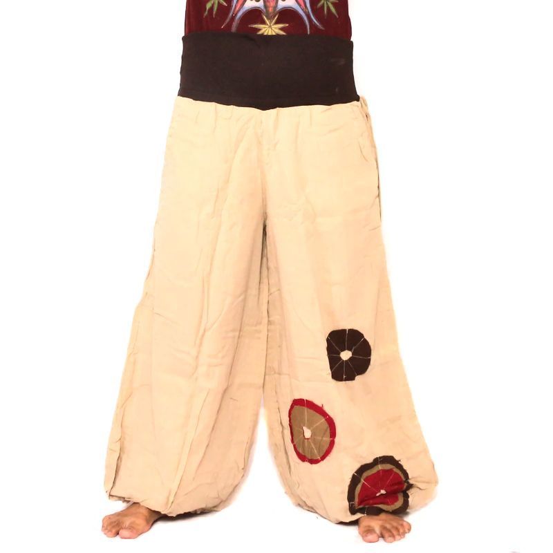 Palazzo pants cotton - khaki