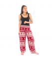 Harem pants elephant, black, red, navy blue, purple