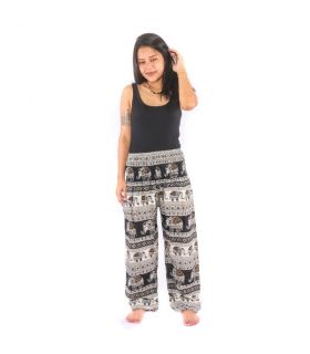 Harem pants elephant, black, red, navy blue, purple