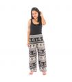 Harem pants elephant, black, red, navy blue, purple