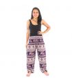 Harem pants elephant, black, red, navy blue, purple