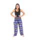 Harem pants elephant paisley, orange, red, blue, dark blue purple