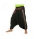 Harem pants ethno embroidery cotton mix