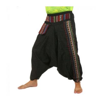 Aladinhose Ethno Stickereien Baumwollmix
