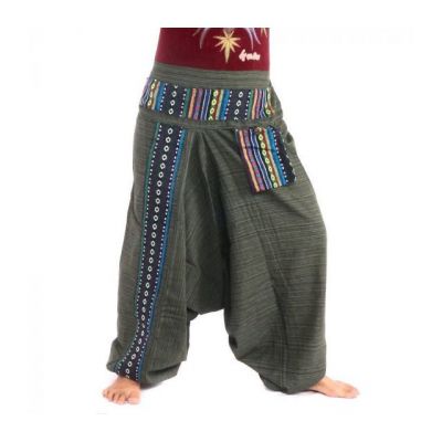 Aladinhose Ethno Stickereien Baumwollmix