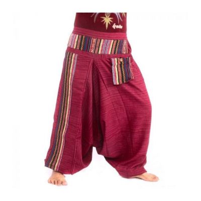 Aladinhose Ethno Stickereien Baumwollmix