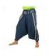 Harem pants ethno embroidery cotton mix