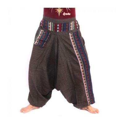 Aladinhose Ethno Stickereien Baumwollmix