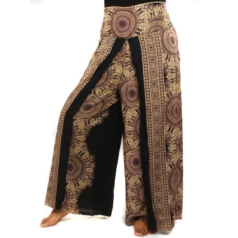 Pantalon de palazzo Mandala