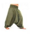 Weite Aladinhose Baumwolle