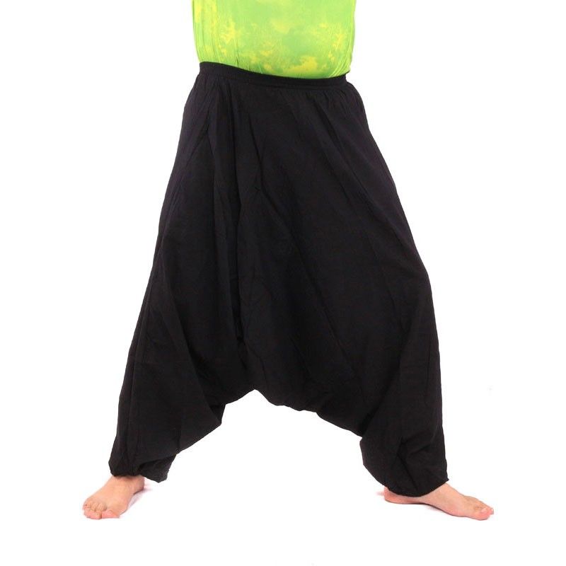 Pantalones de harén de algodón